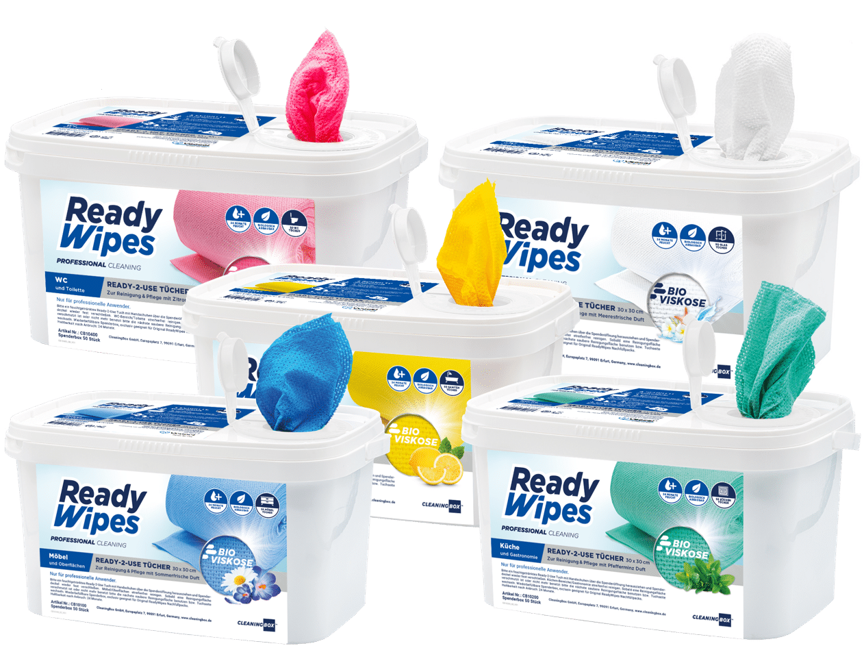 ReadyWipes Produktübersicht – Die richtige Variante für jeden Einsatz