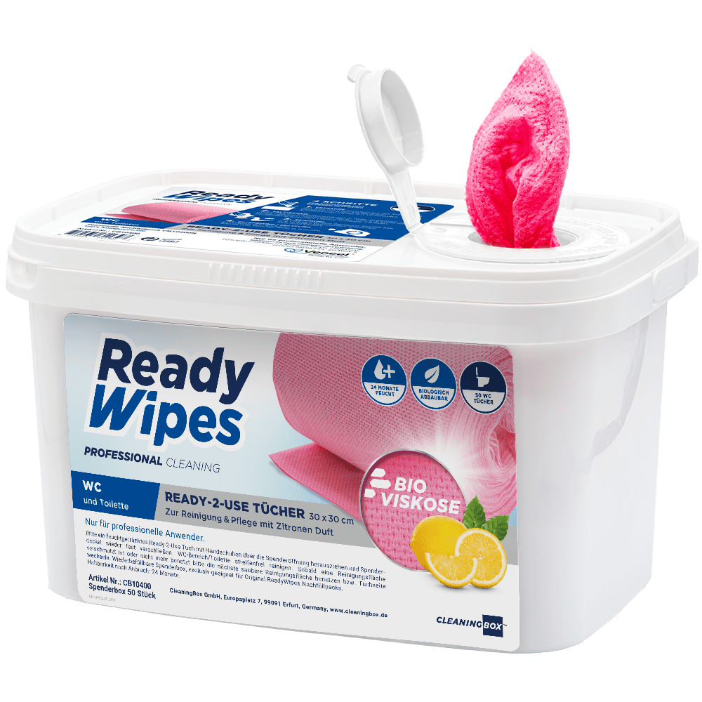 ReadyWipes WC-Bereich